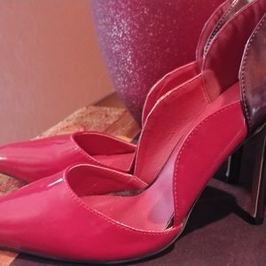 New Gorgeous Red/Brown Closed Toe Stiletto Shoes